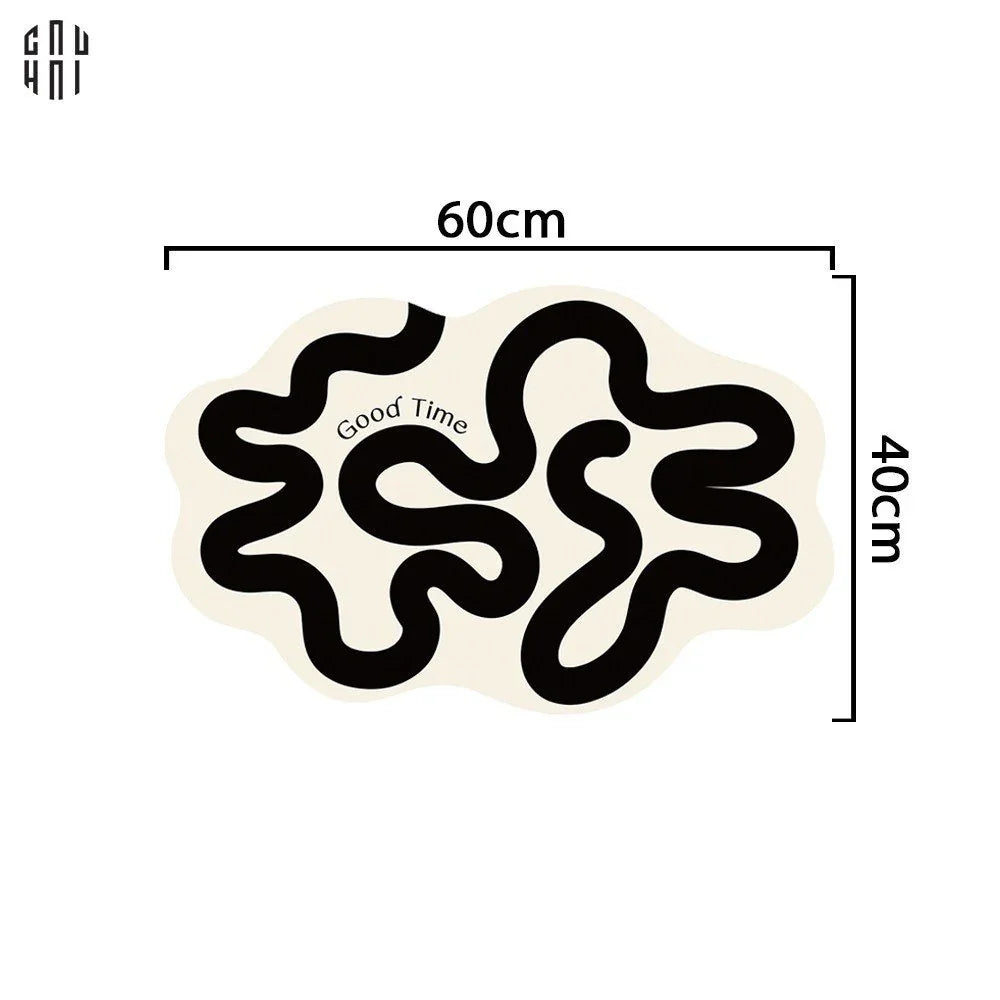 Thảm Cửa Microfiber 40X60 - Doodle-THẢM CỬA-CẬU HAI HOME DECOR