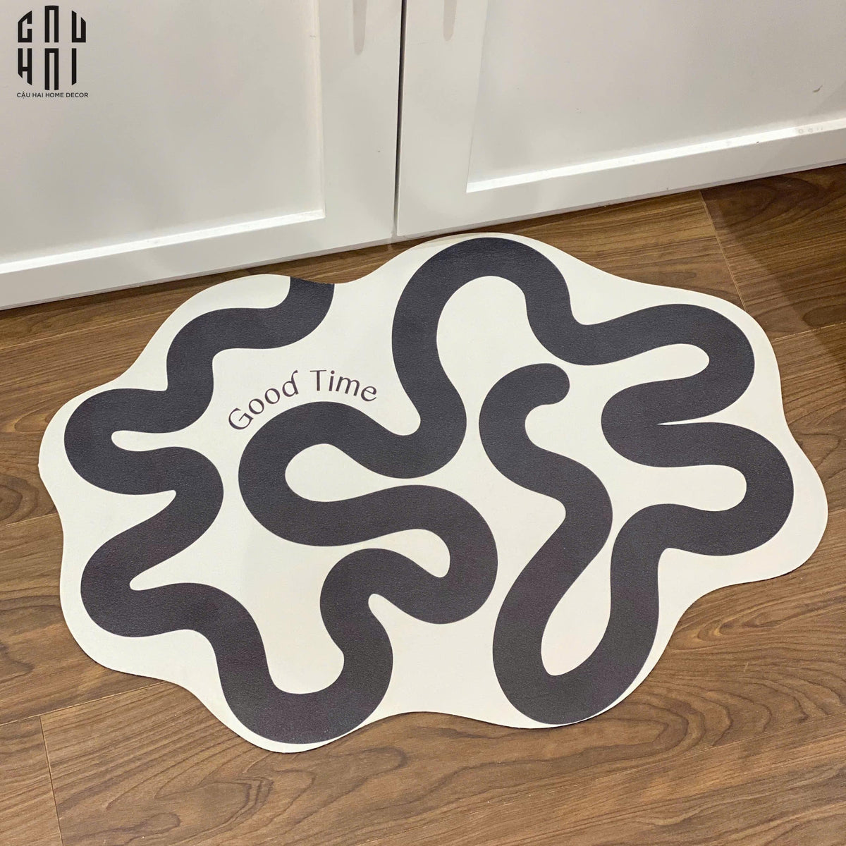 Thảm Cửa Microfiber 40X60 - Doodle-THẢM CỬA-CẬU HAI HOME DECOR