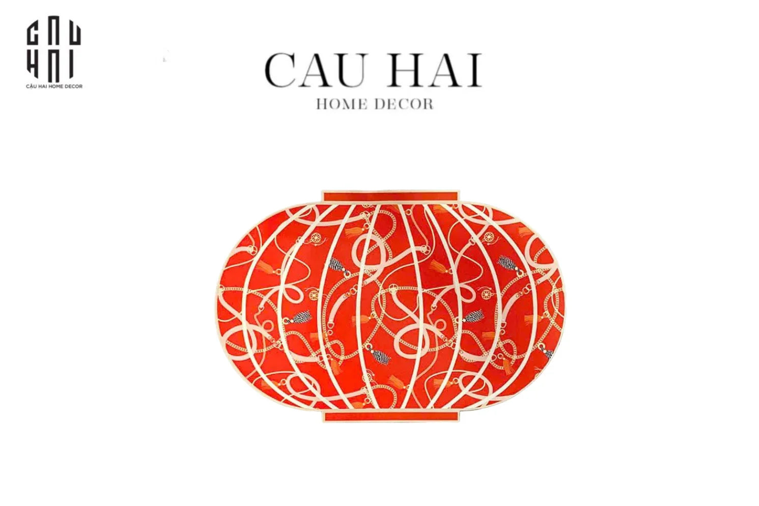 Thảm Cửa Microfiber - Door Mat - 50X75 Red Lantern - CẬU HAI HOME DECOR