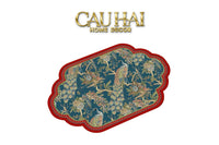 Thảm Cửa Microfiber 50x75 - Paon Plumage Prosperity-THẢM CỬA-CẬU HAI HOME DECOR