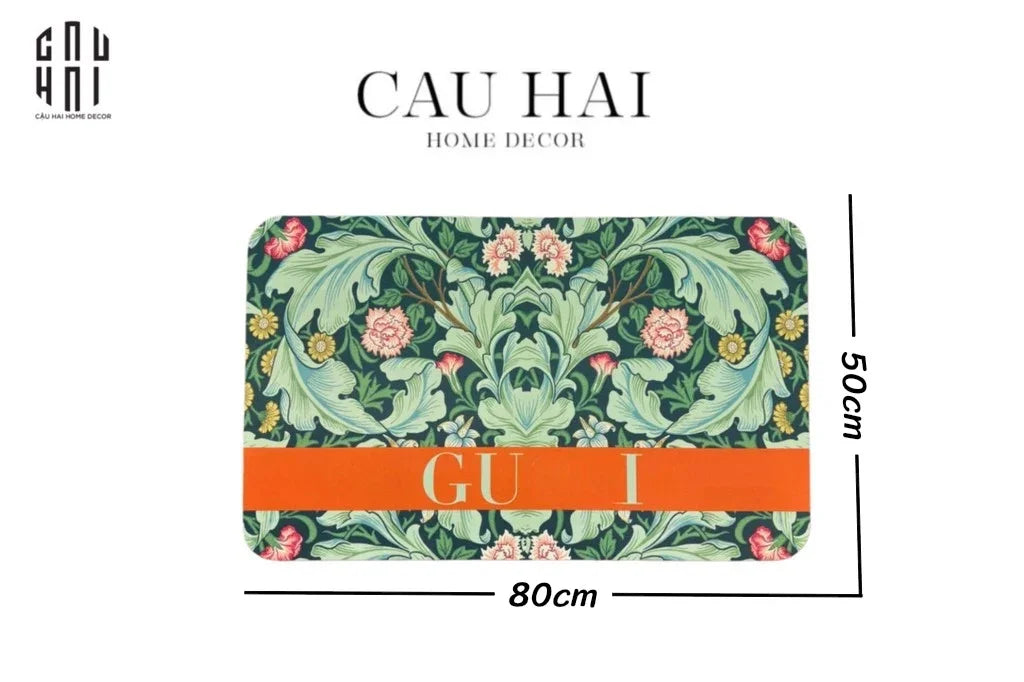 THẢM CỬA MICROFIBER 50X80 - BOTANICA BY GG - DOOR MAT