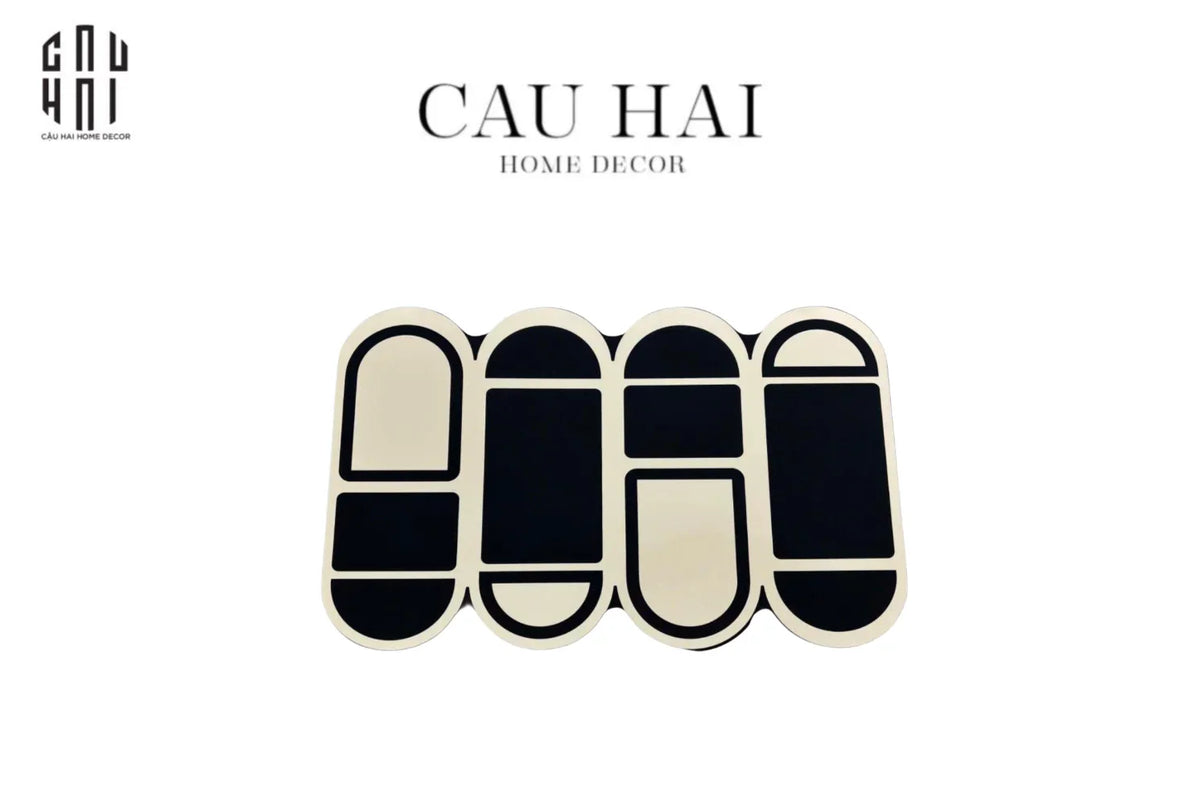 Thảm Cửa Microfiber 50X80 - Capsules Door Mat-THẢM CỬA-CẬU HAI HOME DECOR