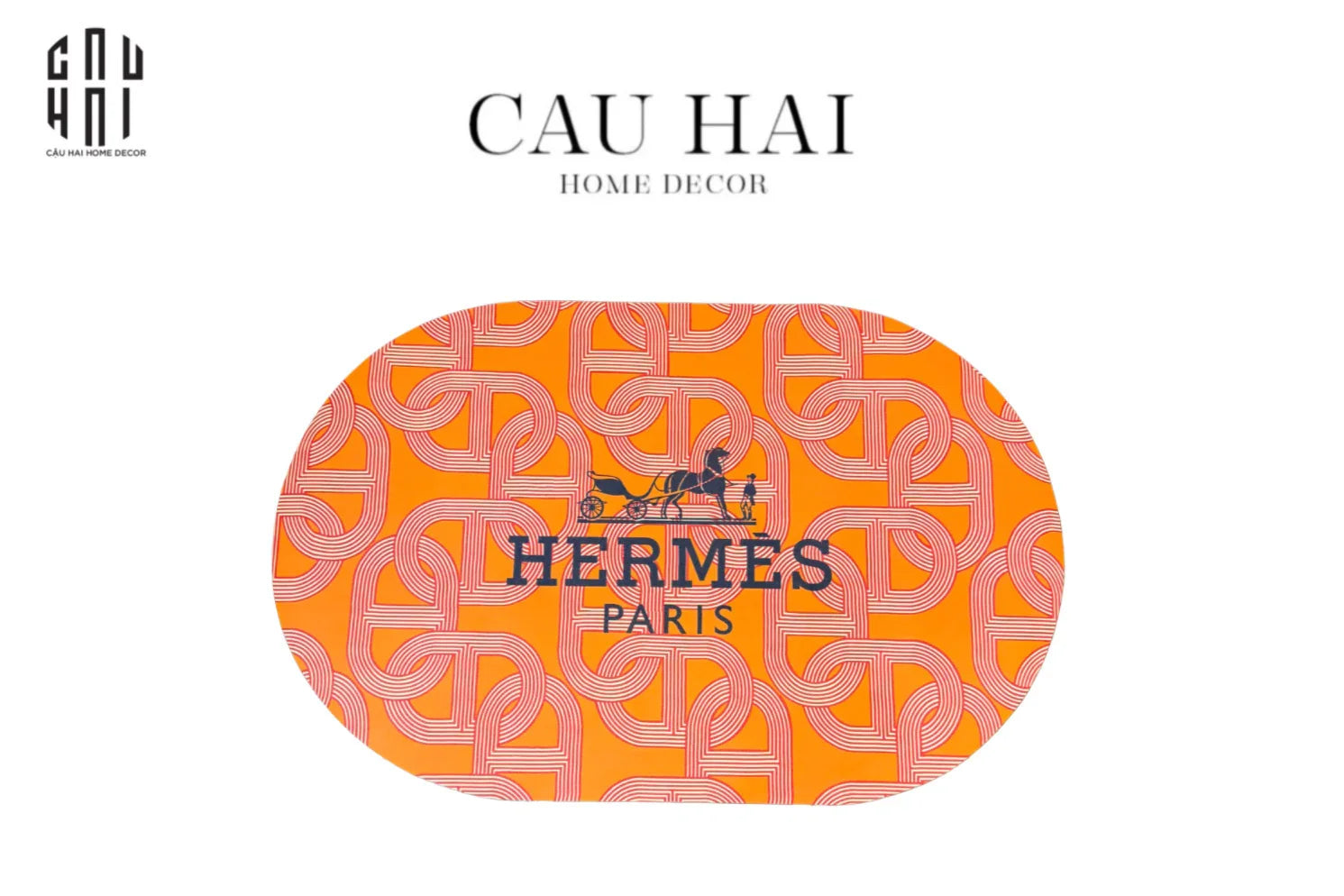 Thảm Cửa Microfiber 50X80 - Chain D'Ancre - CẬU HAI HOME DECOR