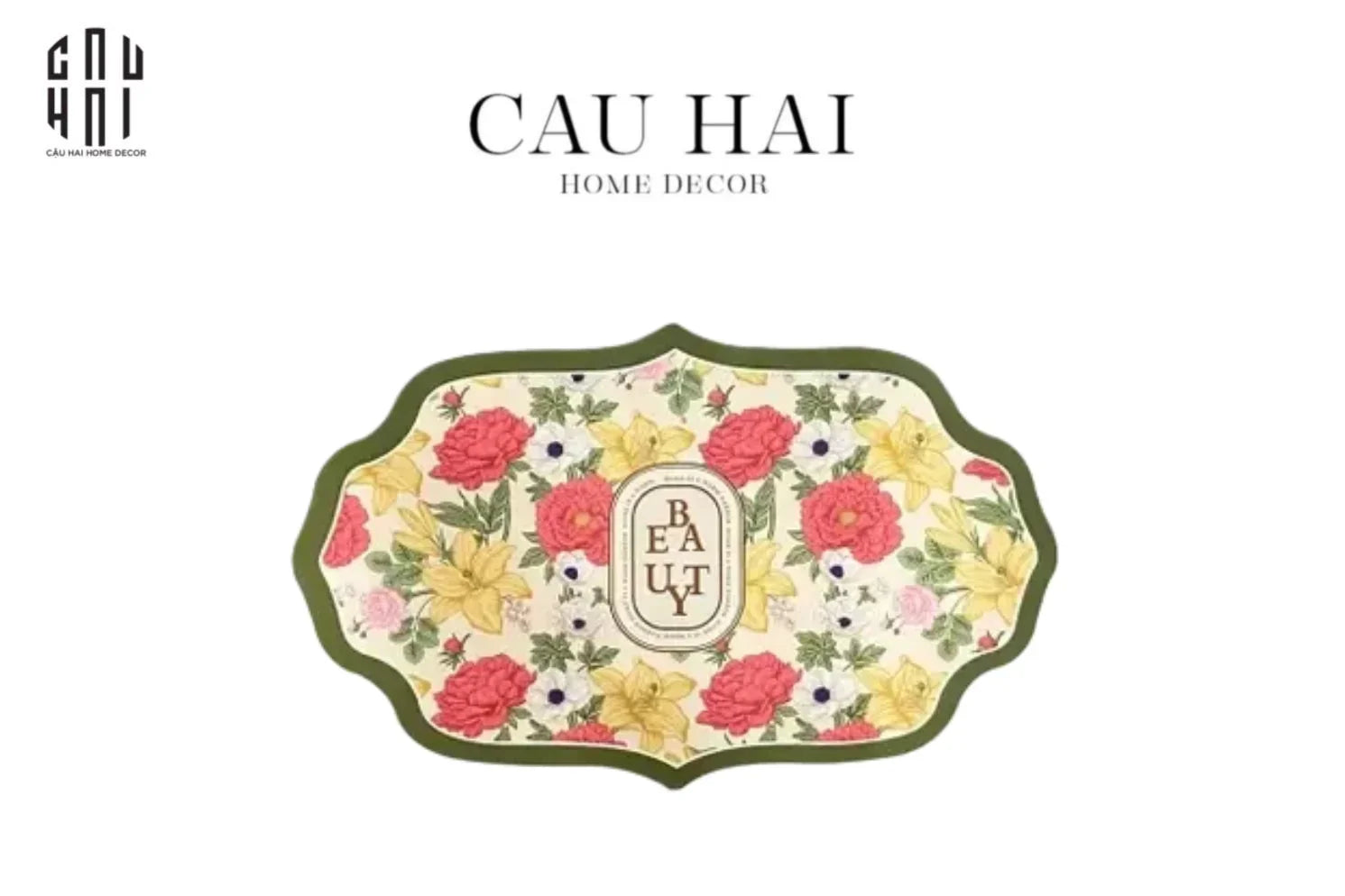 Thảm Cửa Microfiber - 50X80 En Jour De Fleur - Door Mat - CẬU HAI HOME DECOR
