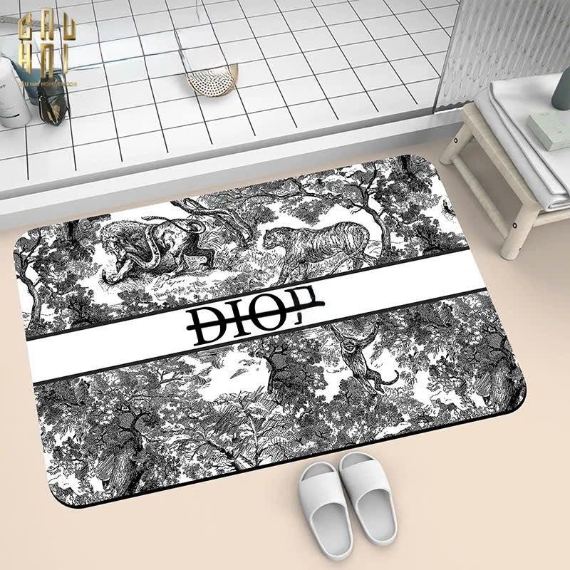 Thảm Cửa Microfiber 50X80 - Smoky Jungle D.O - CẬU HAI HOME DECOR