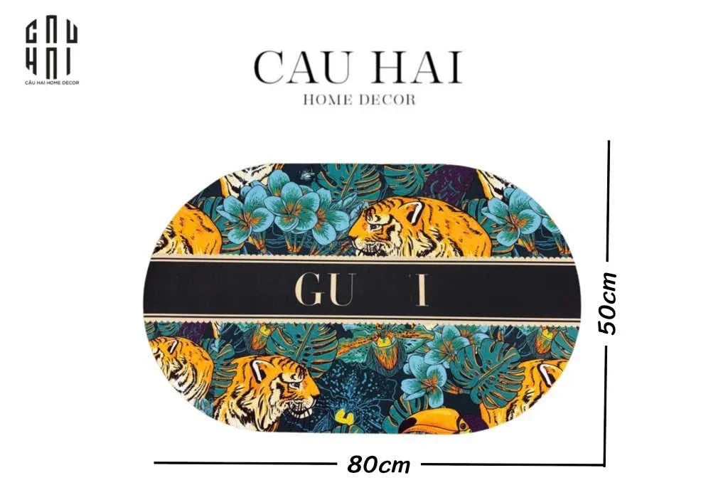 THẢM CỬA MICROFIBER 50X80 - WILD CHIC BY GG DOOR MAT