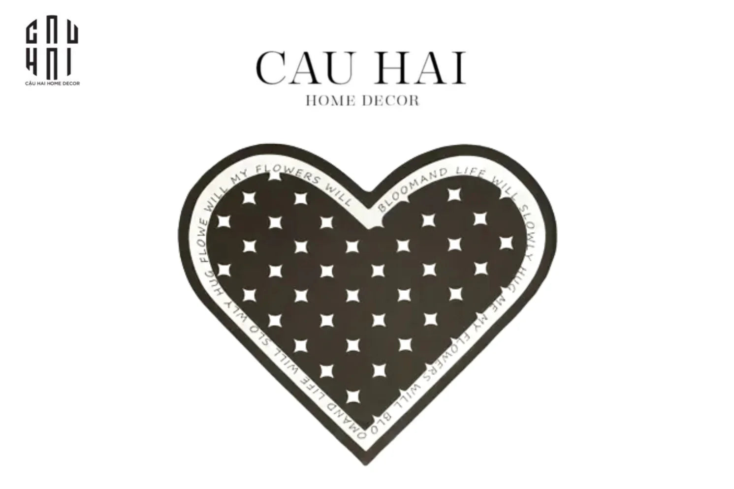 THẢM CỬA MICROFIBER - 80CM NEW SWEETHEART - DOOR MAT-CẬU HAI HOME DECOR