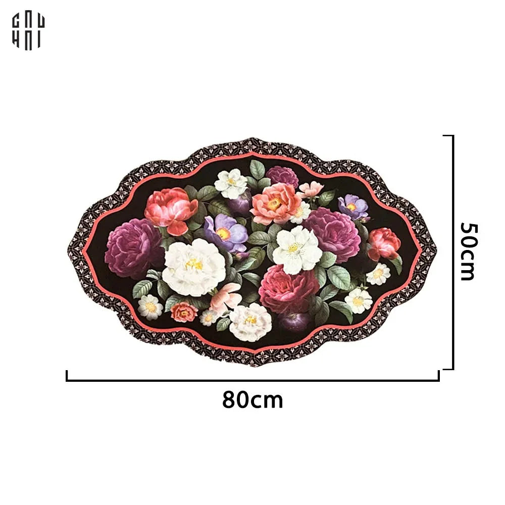 THẢM CỬA MICROFIBER - DOOR MAT - 50x80 PEONY