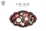 Thảm Cửa Microfiber - Door Mat - 50X80 Peony - CẬU HAI HOME DECOR