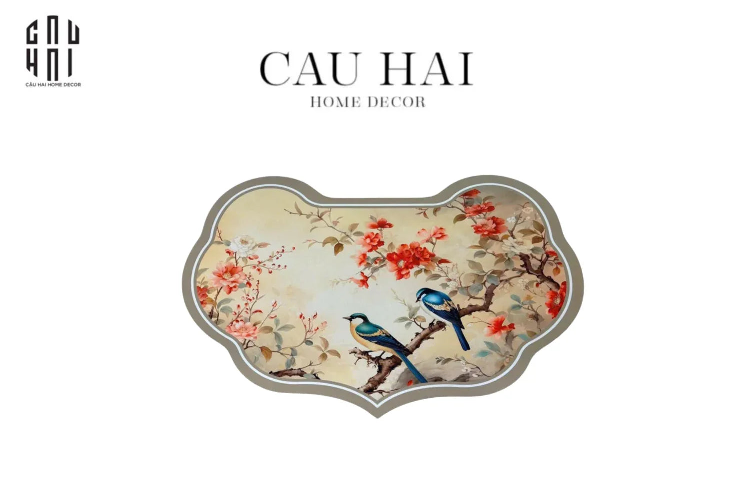 Thảm Cửa Microfiber - Door Mat - 50X80 Thượng Uyển - CẬU HAI HOME DECOR