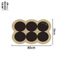 Thảm Cửa Microfiber Gen5 50X80 Multi Dot Choco Latte-THẢM CỬA-CẬU HAI HOME DECOR