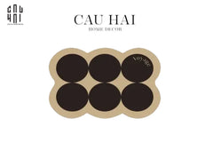 Thảm Cửa Microfiber Gen5 50X80 Multi Dot Choco Latte-THẢM CỬA-CẬU HAI HOME DECOR