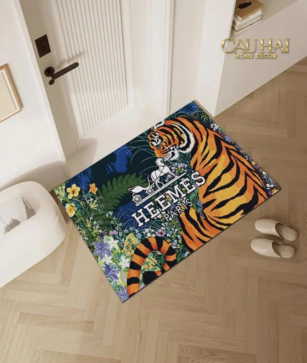 Thảm Cửa Microfiber Gen7 50X80 - Le Tigre Du Bengale-THẢM CỬA-CẬU HAI HOME DECOR