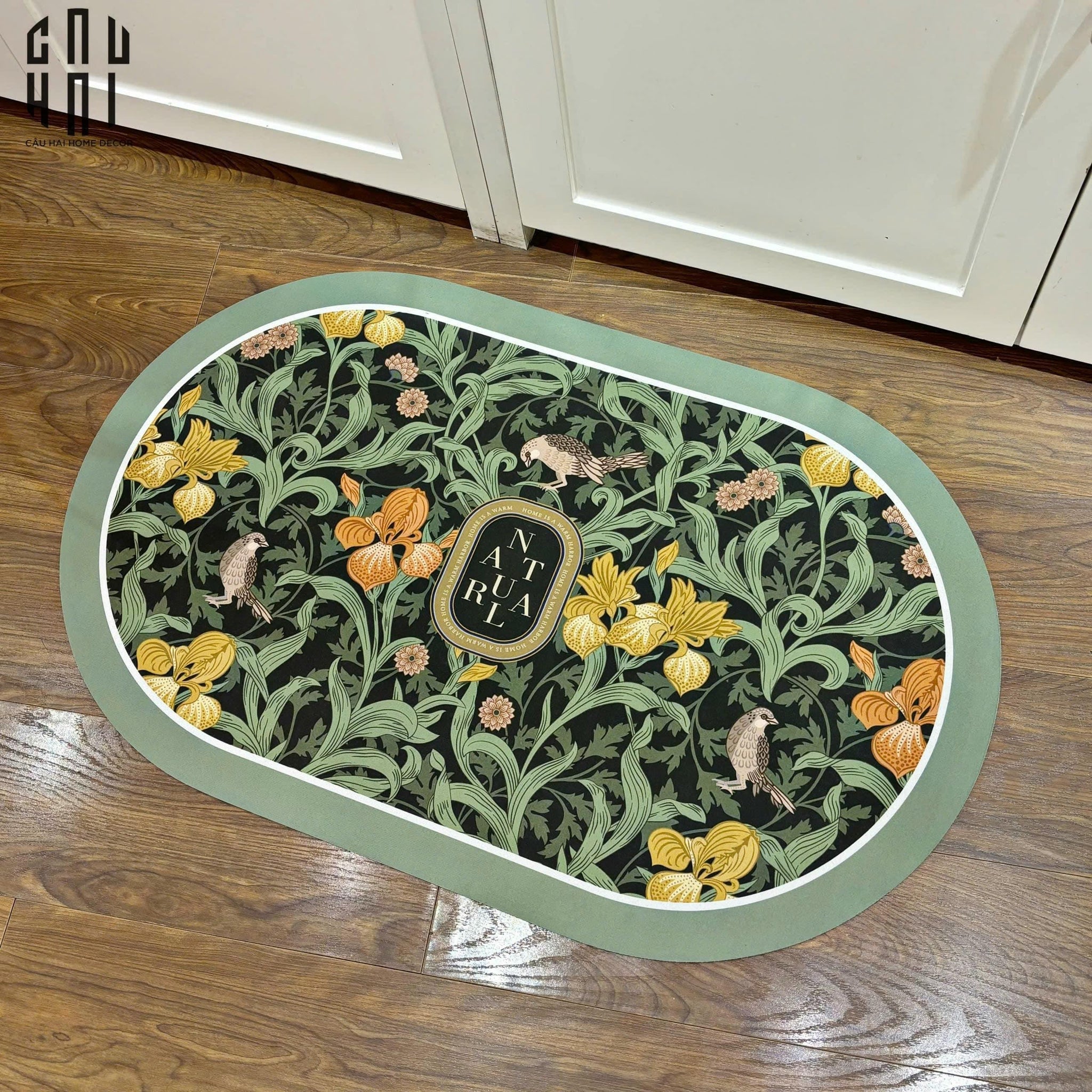 Thảm cửa Microfiber Natural 50X80 - CẬU HAI HOME DECOR