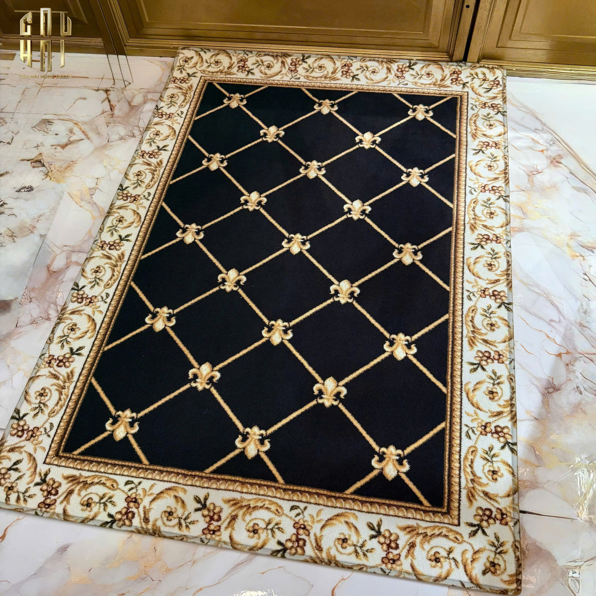 Thảm Cửa Nhung Bỉ 100X140 - Allure Crimson Rouge Ancient Roman Rugs-THẢM CỬA-CẬU HAI HOME DECOR-CẬU HAI HOME DECOR