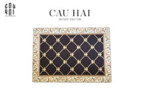 tham-cua-nhung-bi-100x140-ancient-roman-royal-blue-premium-door-mat-cau-hai-home-decor - CẬU HAI HOME DECOR