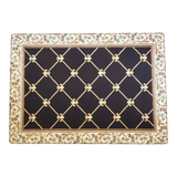 Thảm Cửa Nhung Bỉ 100X140 -  Ancient Roman  Royal Blue Premium Door Mat