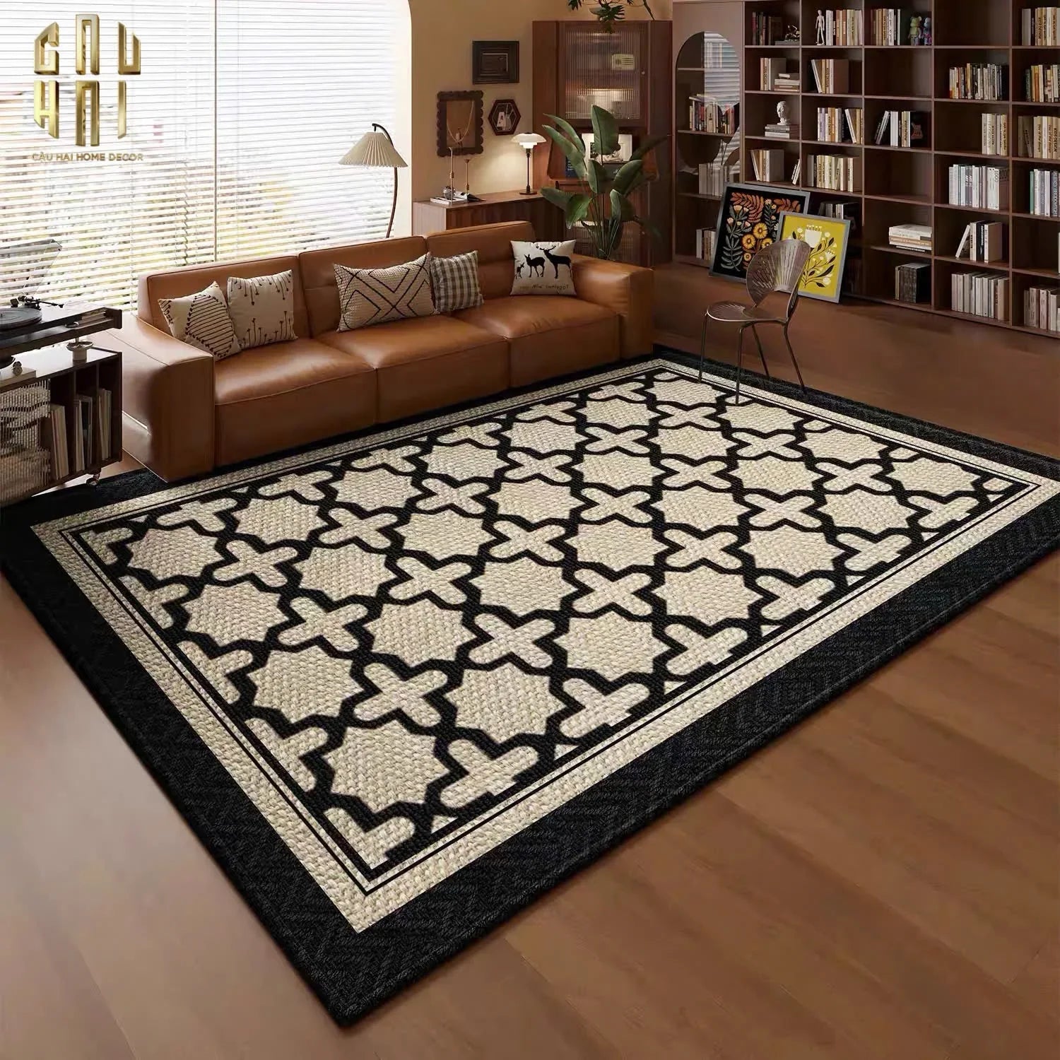 THẢM CỬA NHUNG BỈ 100x140 URBAN HERRINGBONE
