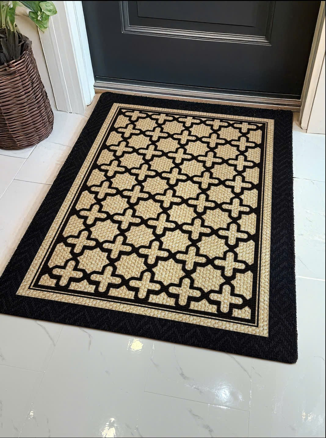 THẢM CỬA NHUNG BỈ 100x140 URBAN HERRINGBONE