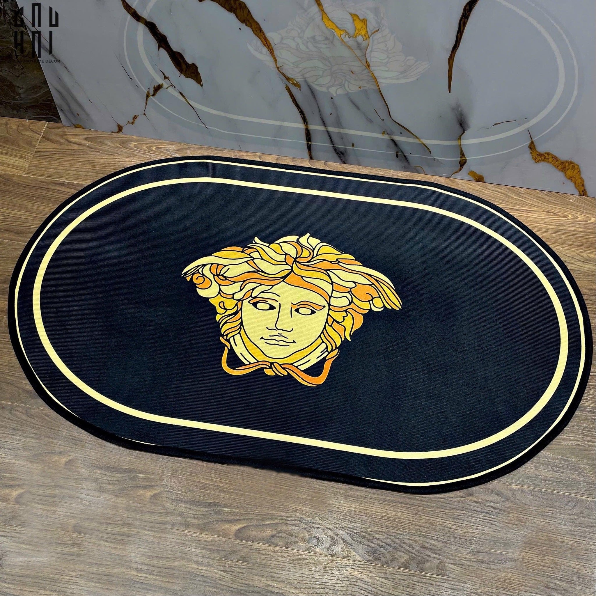 Thảm Cửa Nhung Bỉ 60X100 Golden Medusa Gaze-CẬU HAI HOME DECOR