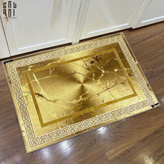 Thảm Cửa Nhung Bỉ - 60X90 Golden Marble Aura-THẢM CỬA-CẬU HAI HOME DECOR