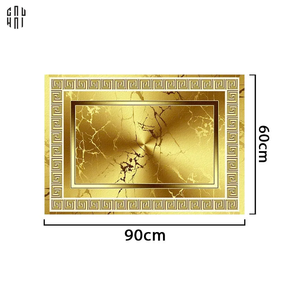Thảm Cửa Nhung Bỉ - 60X90 Golden Marble Aura-THẢM CỬA-CẬU HAI HOME DECOR