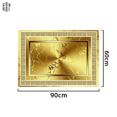 Thảm Cửa Nhung Bỉ - 60X90 Golden Marble Aura-THẢM CỬA-CẬU HAI HOME DECOR