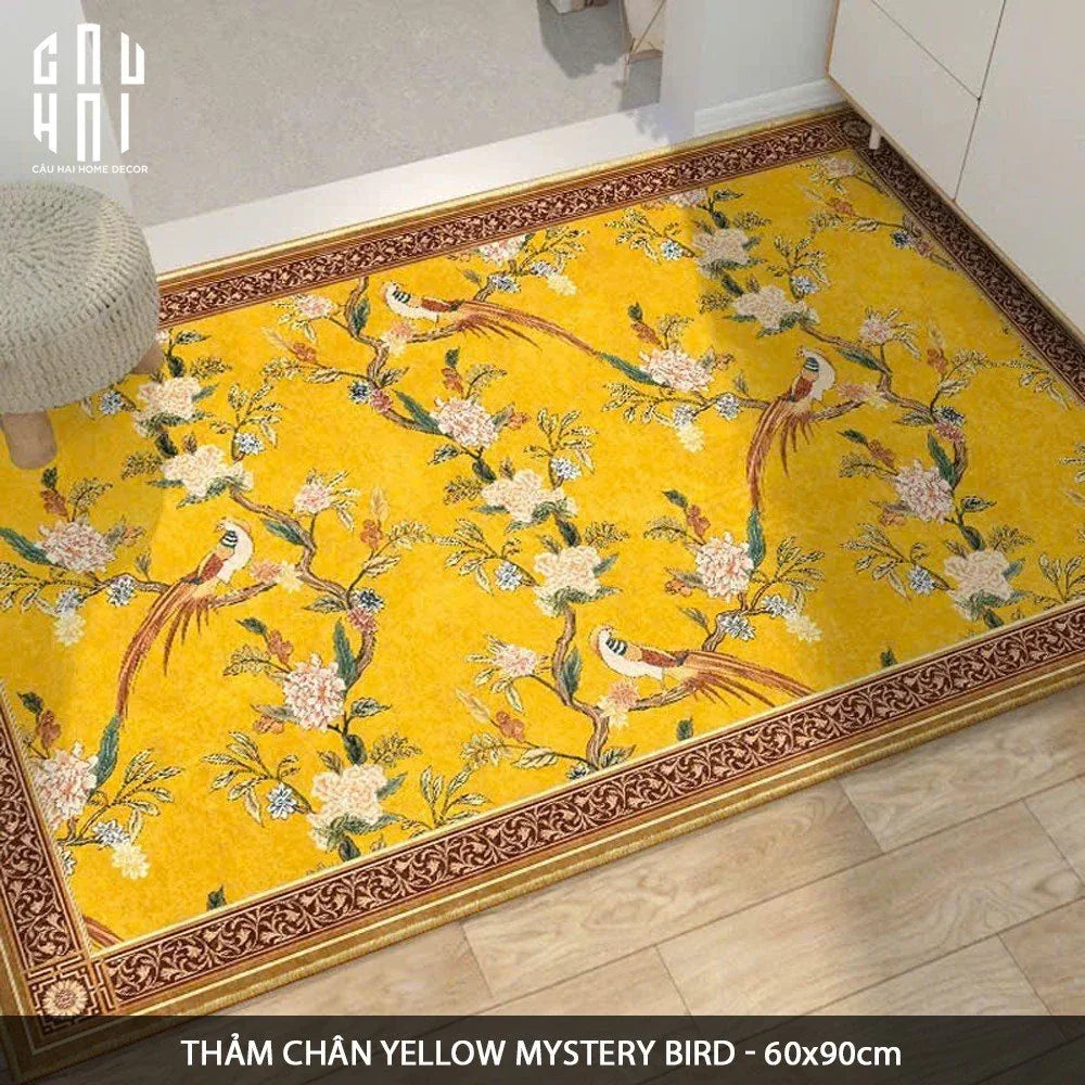 THẢM CỬA NHUNG BỈ 60X90CM - ÉCLAT MYSTERY BIRDS - FLOOR MAT