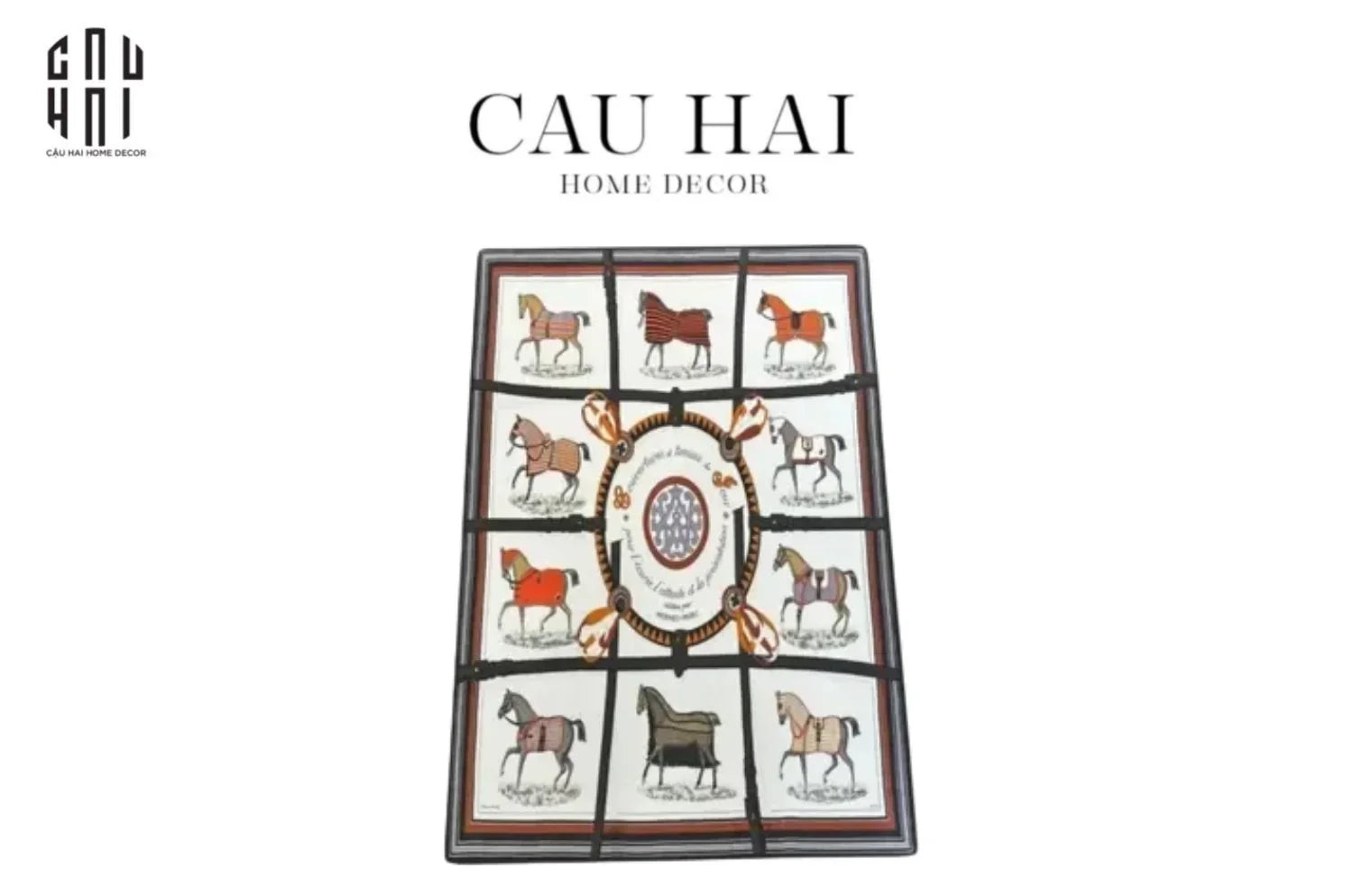 Thảm Cửa Nhung Bỉ 80X120 - Door Mat Le Blanc Renaissance - CẬU HAI HOME DECOR