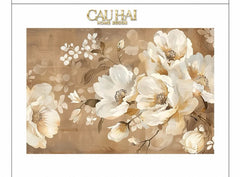 Thảm Cửa Nhung Bỉ 80x120 - Pivoine D’Ivoire Petal Serenity-THẢM CỬA-CẬU HAI HOME DECOR