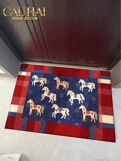 tham-cua-soi-det-60x90-ngua-hoang-gia-petite-equestre-royale-bleu-fleur-de-monogram-cau-hai-home-decor-7 - CẬU HAI HOME DECOR