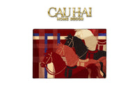 Thảm Cửa Sợi Dệt 60x90 Ngựa Kỵ Binh Hoàng Gia - Les Trois Chevaux D’Empire-THẢM CỬA-CẬU HAI HOME DECOR