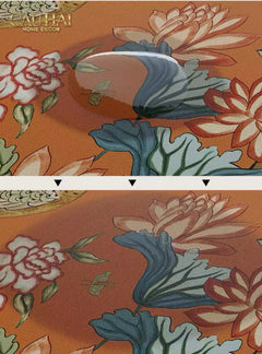 Thảm Cửa /Thảm Bathroom Micro-Nappa Gen8 45x80 Bird of Dynasty Ruyi Legacy-CẬU HAI HOME DECOR