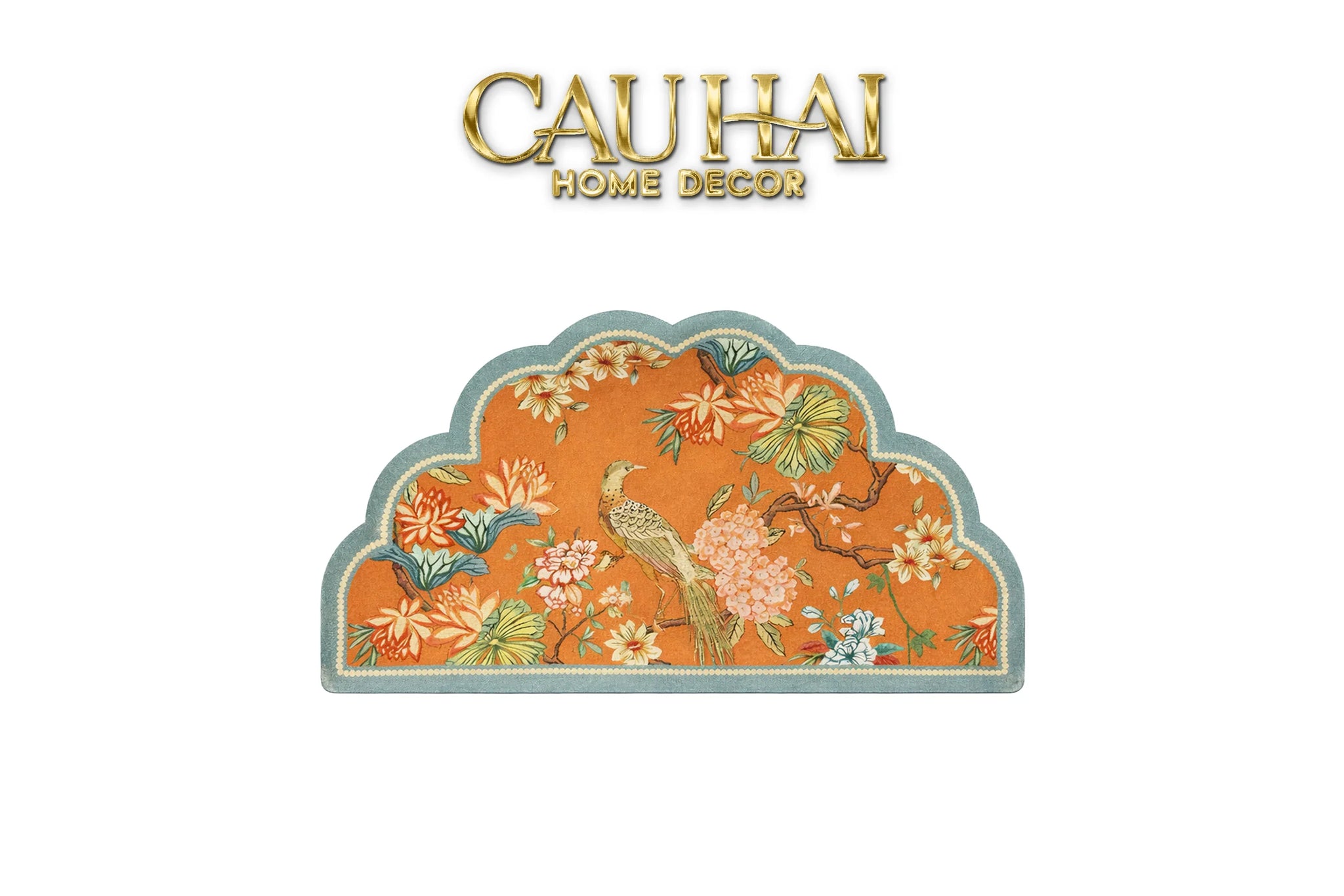 Thảm Cửa /Thảm Bathroom Micro-Nappa Gen8 45x80 Bird of Dynasty Ruyi Legacy-CẬU HAI HOME DECOR