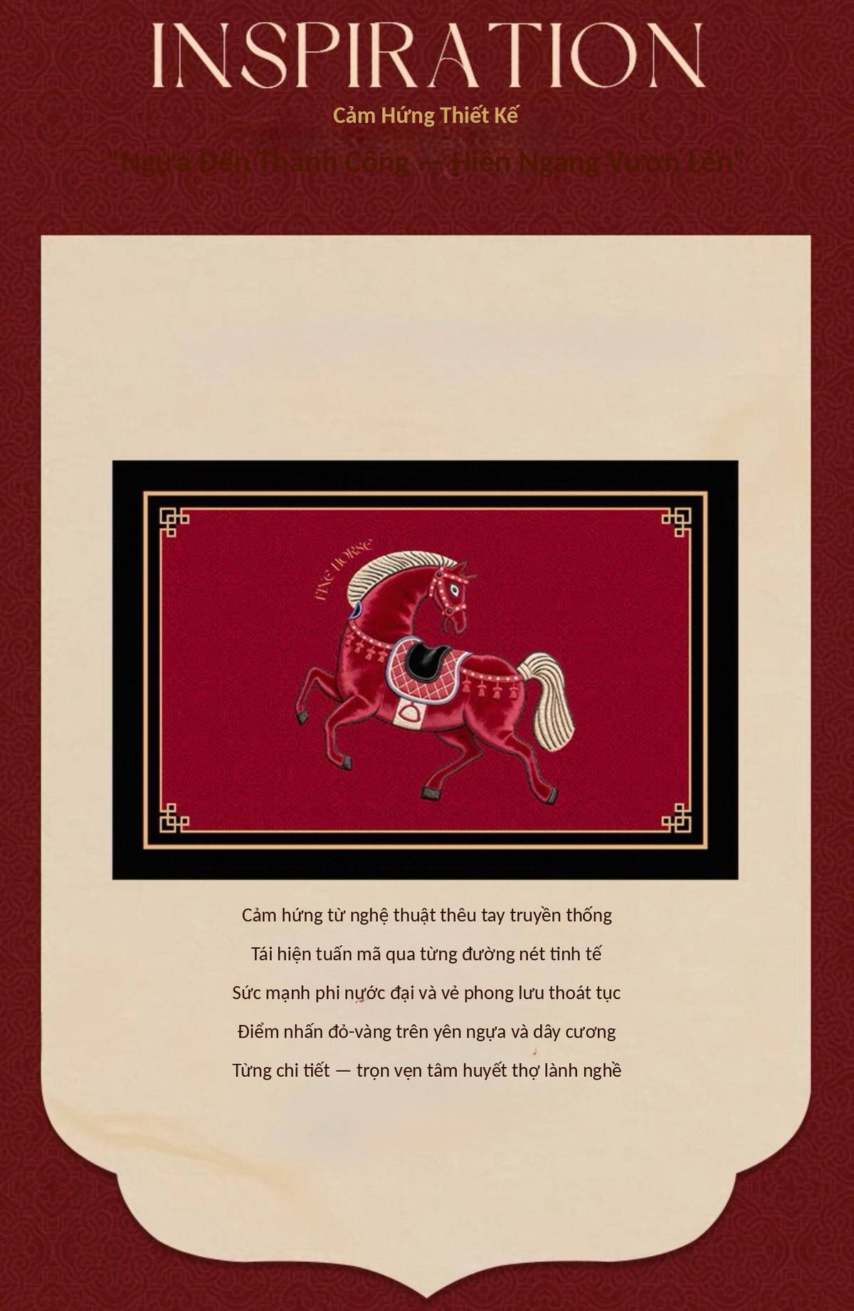 Thảm Cửa / Thảm Bathroom Micro Nappa Gen8 55*90/60*120 - Impérial Équestre Embroidered Cheval - Ruby Rouge-Thảm cửa / bathroom-CẬU HAI HOME DECOR