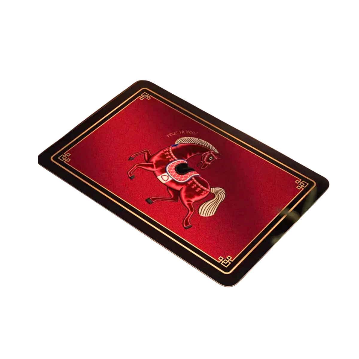 Thảm Cửa / Thảm Bathroom Micro Nappa Gen8 55*90/60*120 - Impérial Équestre Embroidered Cheval - Ruby Rouge-Thảm cửa / bathroom-CẬU HAI HOME DECOR-55*90cm-CẬU HAI HOME DECOR
