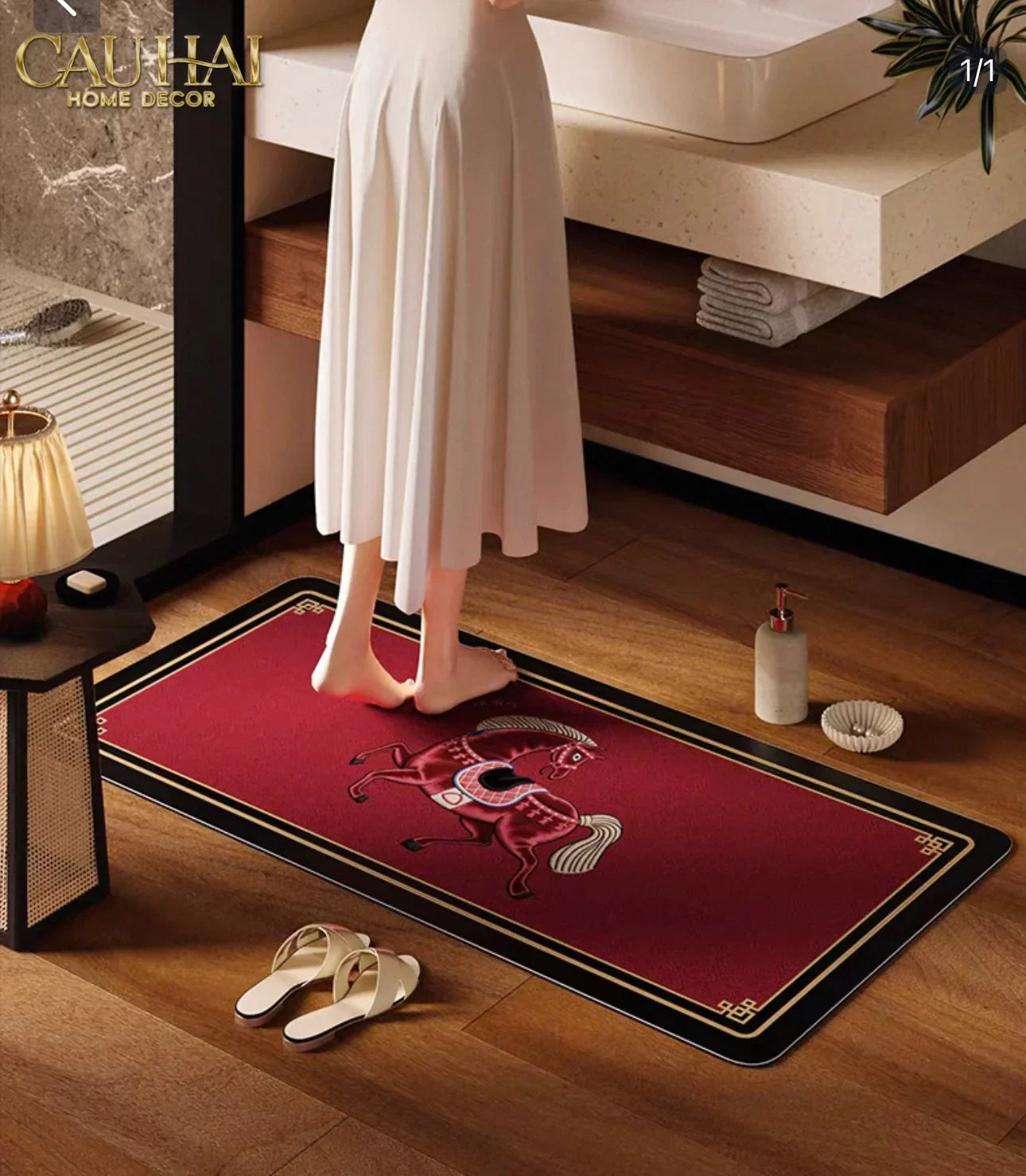 tham-cua-tham-bathroom-micro-nappa-gen8-55x90-imperial-equestre-embroidered-cheval-ruby-rouge-tham-cua-bathroom-cau-hai-home-decor-2 - CẬU HAI HOME DECOR