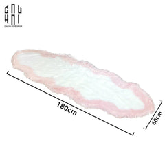 Thảm Lông Everton - Pink 60x180cm-THẢM TRÒN - THẢM BED-CẬU HAI HOME DECOR