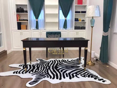 Thảm Lông Tuyết 80X110 Wild Spirit Zebra-THẢM TRÒN - THẢM BED-CẬU HAI HOME DECOR