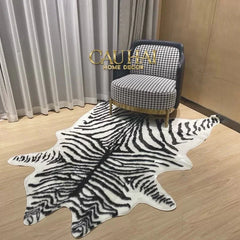 Thảm Lông Tuyết 80X110 Wild Spirit Zebra-THẢM TRÒN - THẢM BED-CẬU HAI HOME DECOR