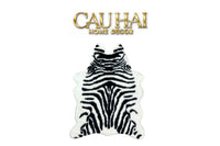 Thảm Lông Tuyết 80X110 Wild Spirit Zebra-THẢM TRÒN - THẢM BED-CẬU HAI HOME DECOR