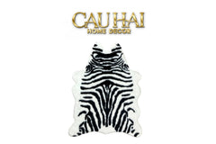 Thảm Lông Tuyết 80X110 Wild Spirit Zebra-THẢM TRÒN - THẢM BED-CẬU HAI HOME DECOR