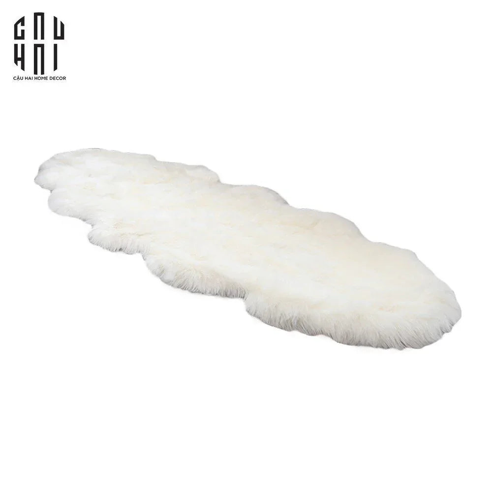 THẢM LÔNG TUYẾT EVERTON WHITE SNOW 1M8-CẬU HAI HOME DECOR