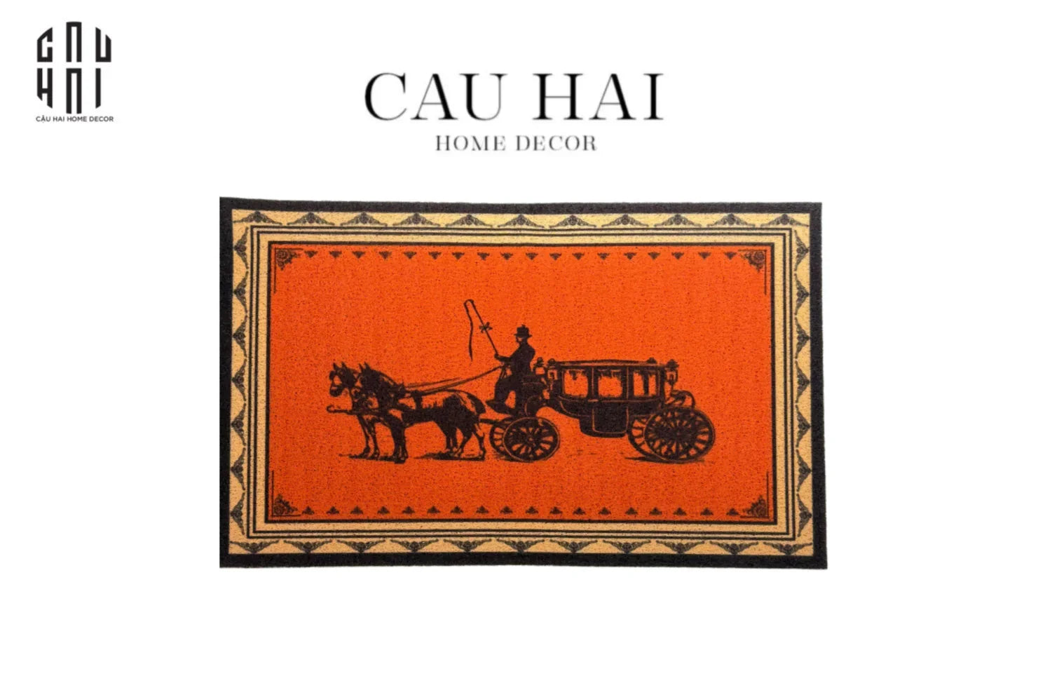 Thảm Ngăn Bụi 50X80 - Vintage Chariot - CẬU HAI HOME DECOR