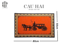 Thảm Ngăn Bụi 50X80 - Vintage Chariot-THẢM TRẢI SÀN-CẬU HAI HOME DECOR