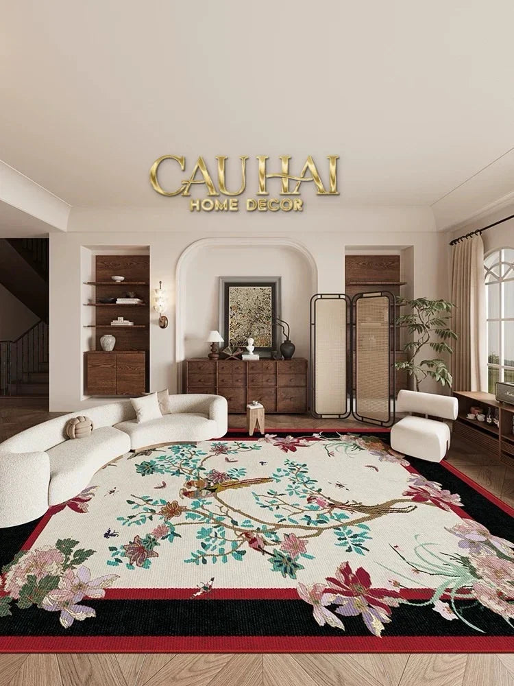 Thảm Trải Sàn Nhung Bỉ 140X200/160X230 - Nocturne Avian Impériale Rectangular-THẢM TRẢI SÀN-CẬU HAI HOME DECOR