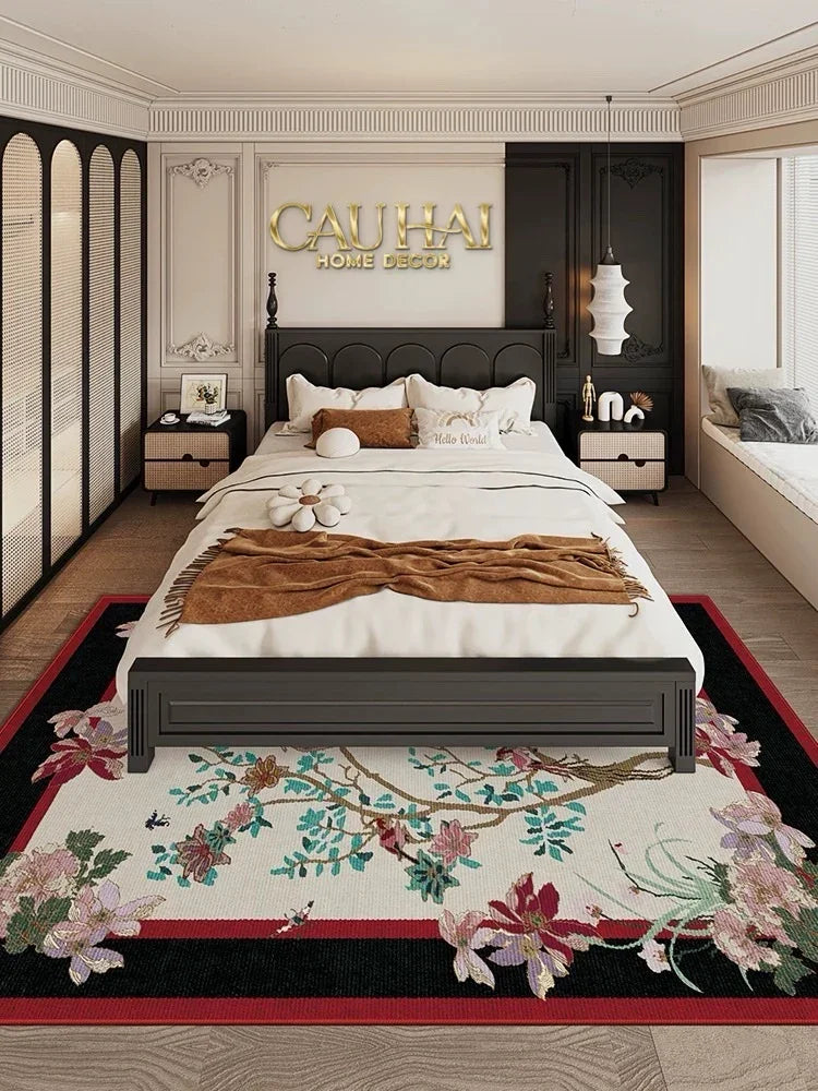 Thảm Trải Sàn Nhung Bỉ 140X200/160X230 - Nocturne Avian Impériale Rectangular-CẬU HAI HOME DECOR