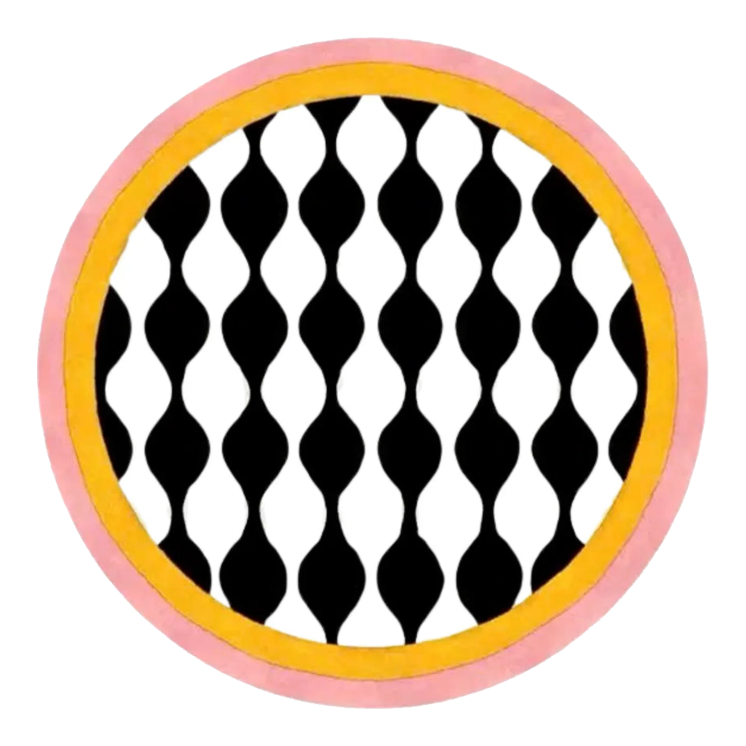 Thảm Tròn Nhung Bỉ D120 - Illusion Circle