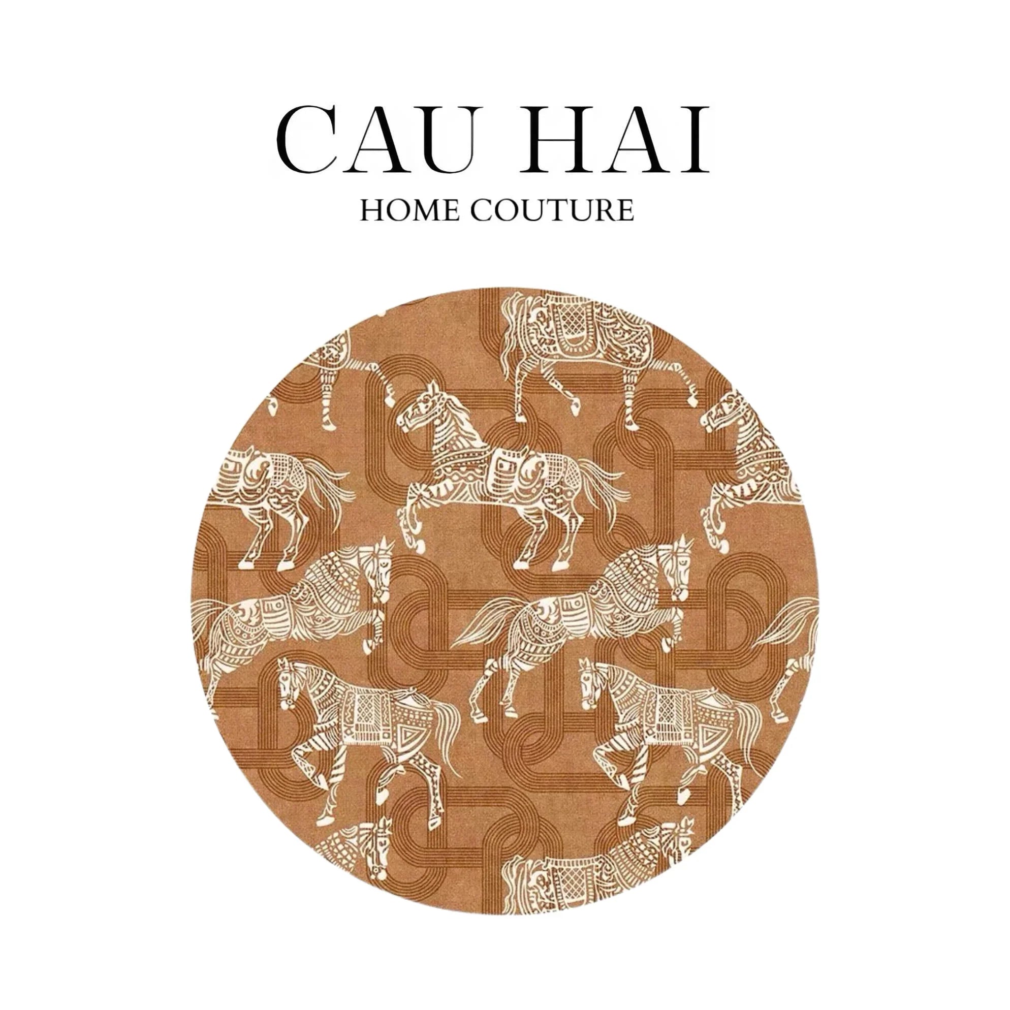 THẢM TRÒN NHUNG BỈ D140/160/200 - ARRAKIS CAVALIER