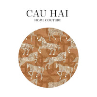 Thảm Tròn Nhung Bỉ D160/200 - Arrakis Cavalier-CẬU HAI HOME DECOR